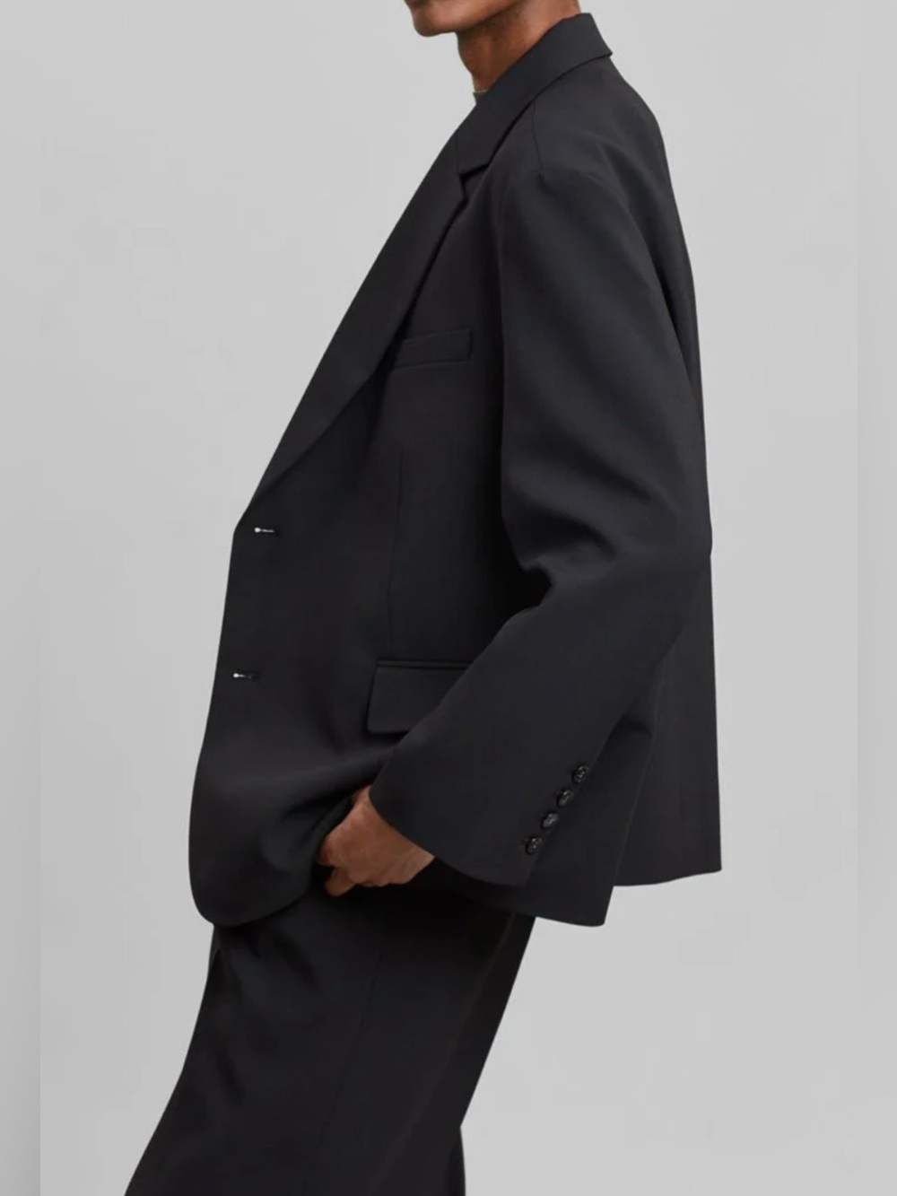 The Frankie Shop Black Oversized BEO Blazer Size XL - Picture 13 of 15